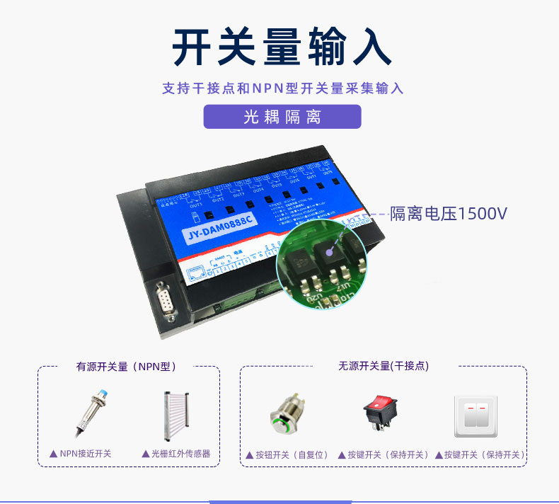 LoRa0888C LoRa无线控制模块开关量输入