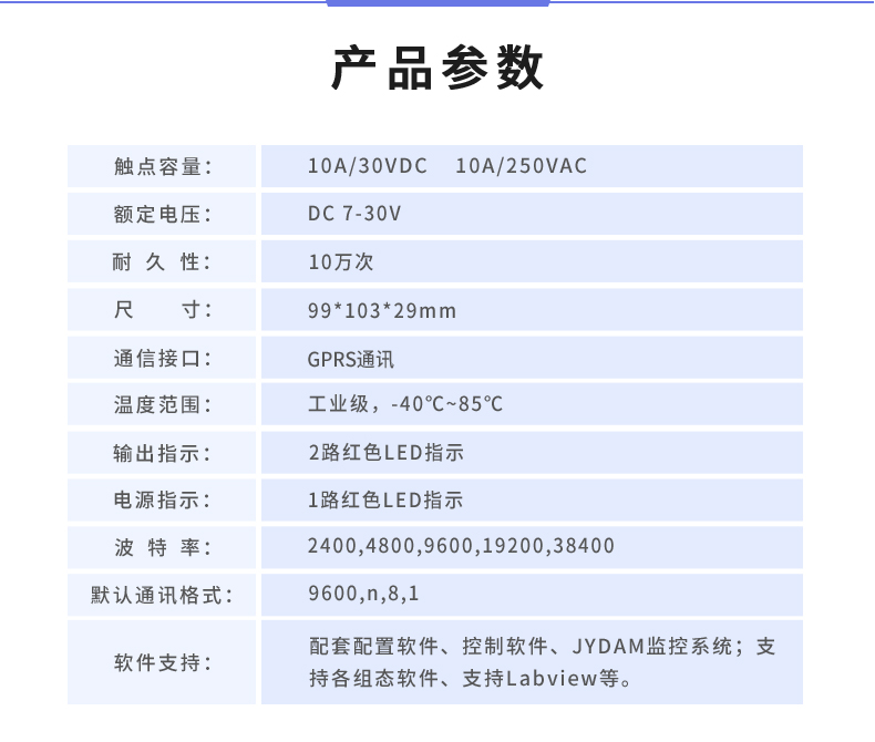 云平台 DAMT0222-MT 远程数采控制器 产品参数