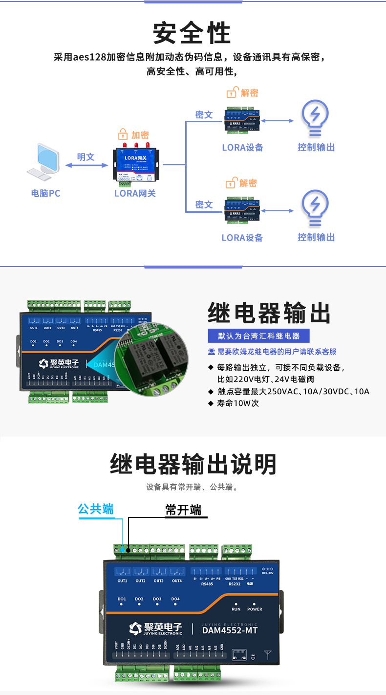 LoRa4552-MT LoRa无线测控模块安全性