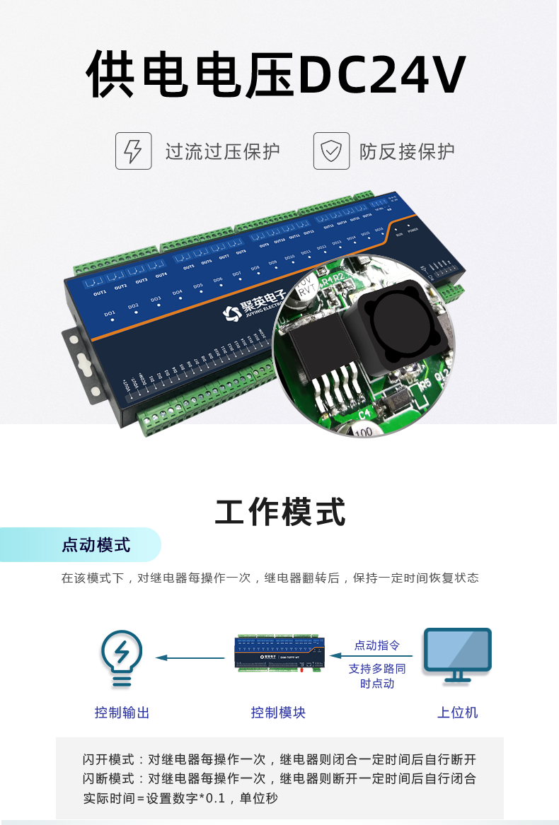 DAM1616A-MT 工业级数采控制器工作模式