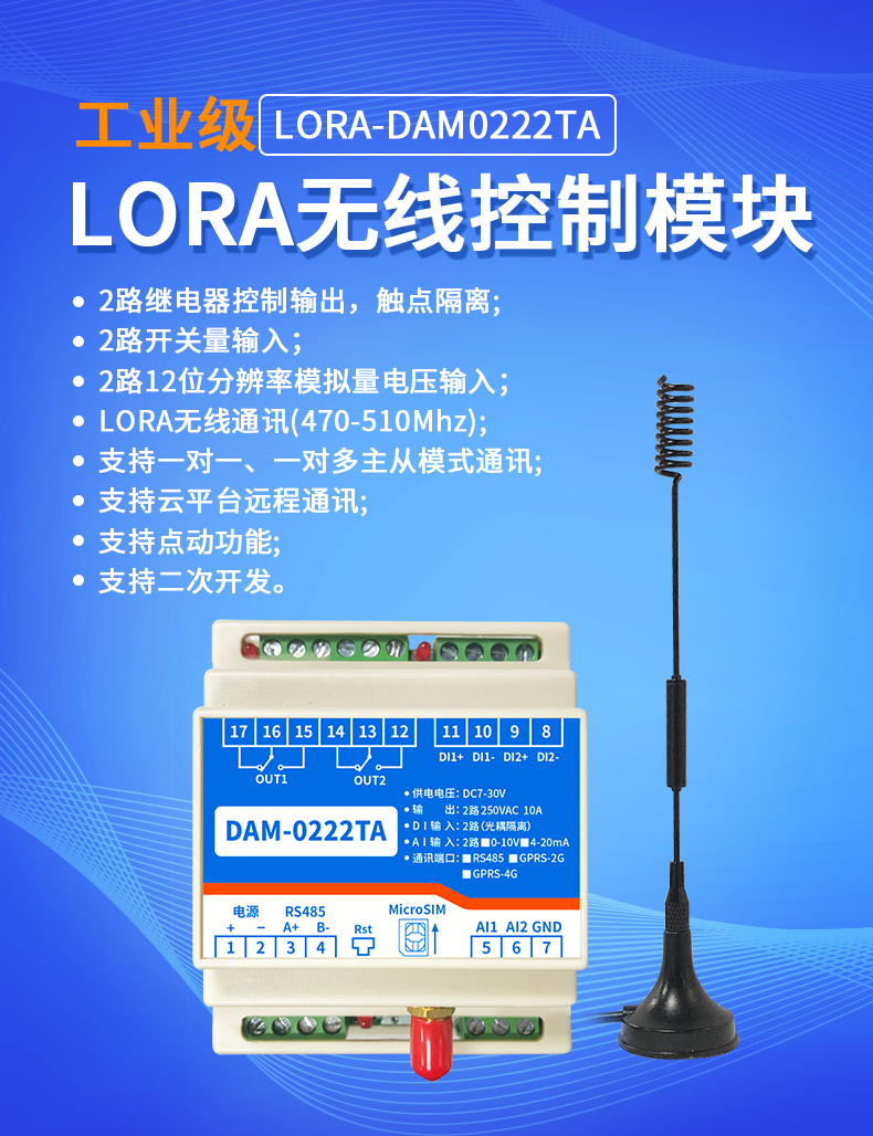 LoRa0222  LoRa无线控制模块