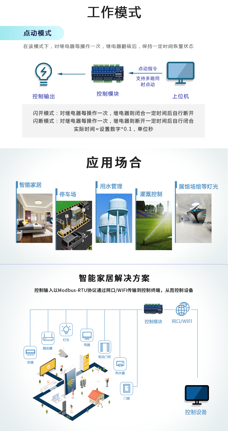 DAM1600D-MT 工业级网络控制模块工作模式