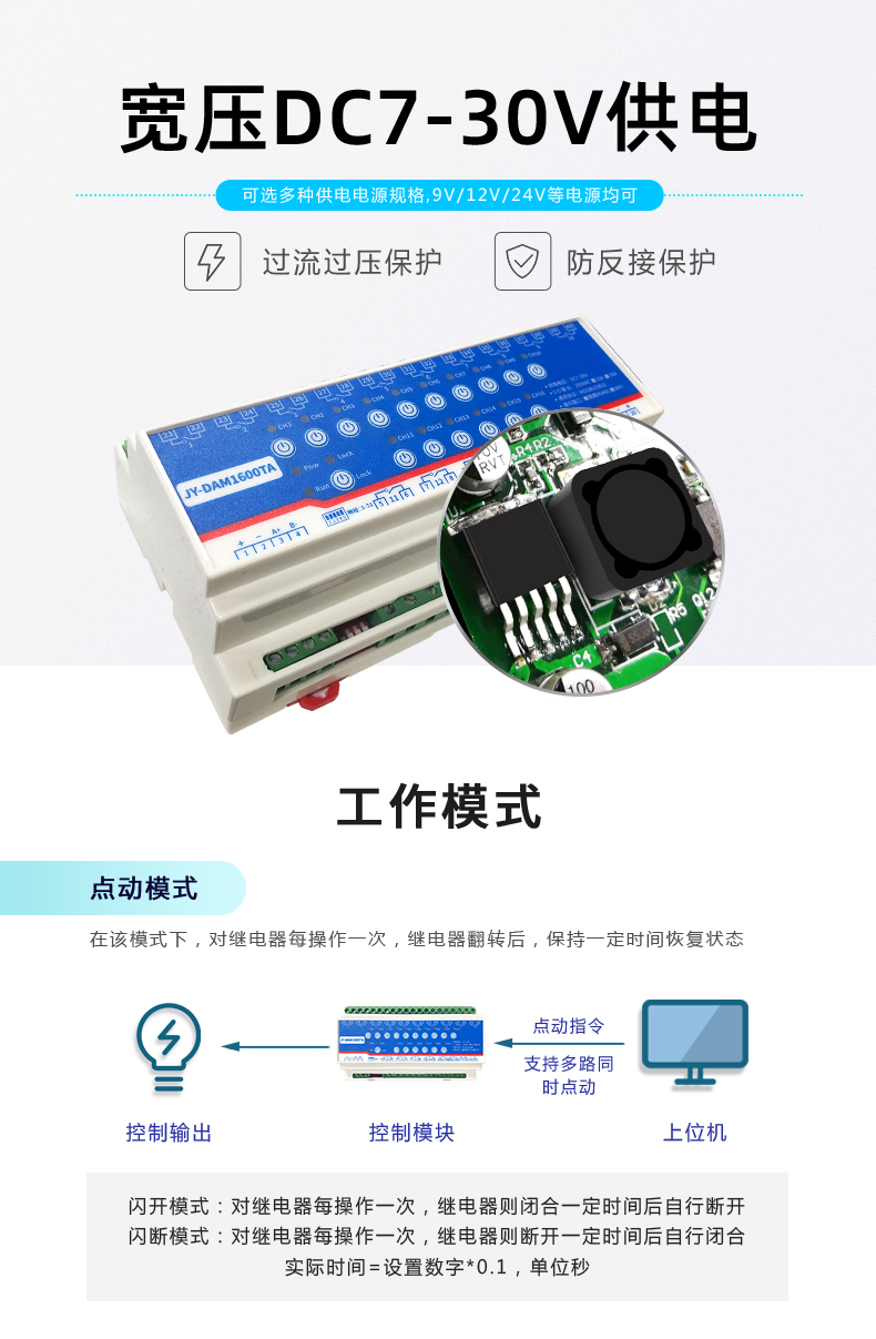 DAM-1600TA 远程智能控制器工作模式