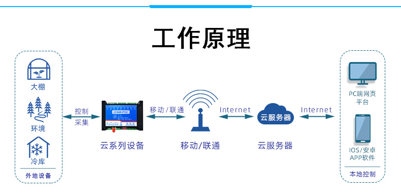 云平台 DAM-PT10 GPRS版 温度采集模块工作原理