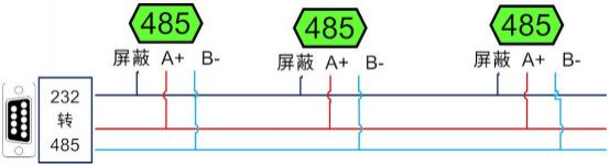 聚英人体红外感应器 485接线方式