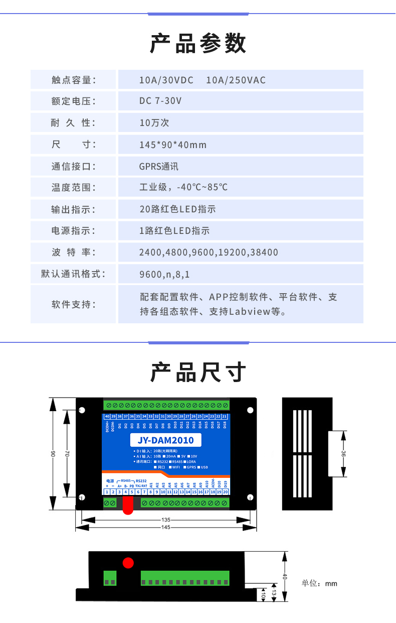 云平台 GPRS-2010 远程数采控制器 产品原理 云平台 GPRS-2010 远程数采控制器 产品原理