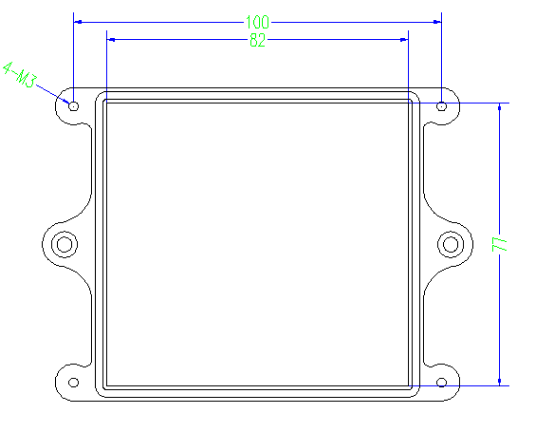 WS2-ARS-E 温湿度传感器尺寸