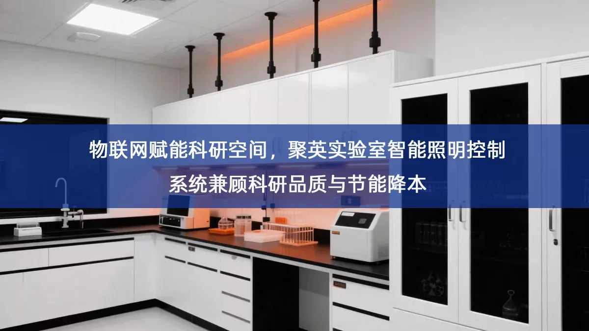 物联网赋能科研空间,聚英实验室智能照明控制系统兼顾科研品质与节能降本 物联网赋能科研空间,聚英实验室智能照明控制系统兼顾科研品质与节能降本