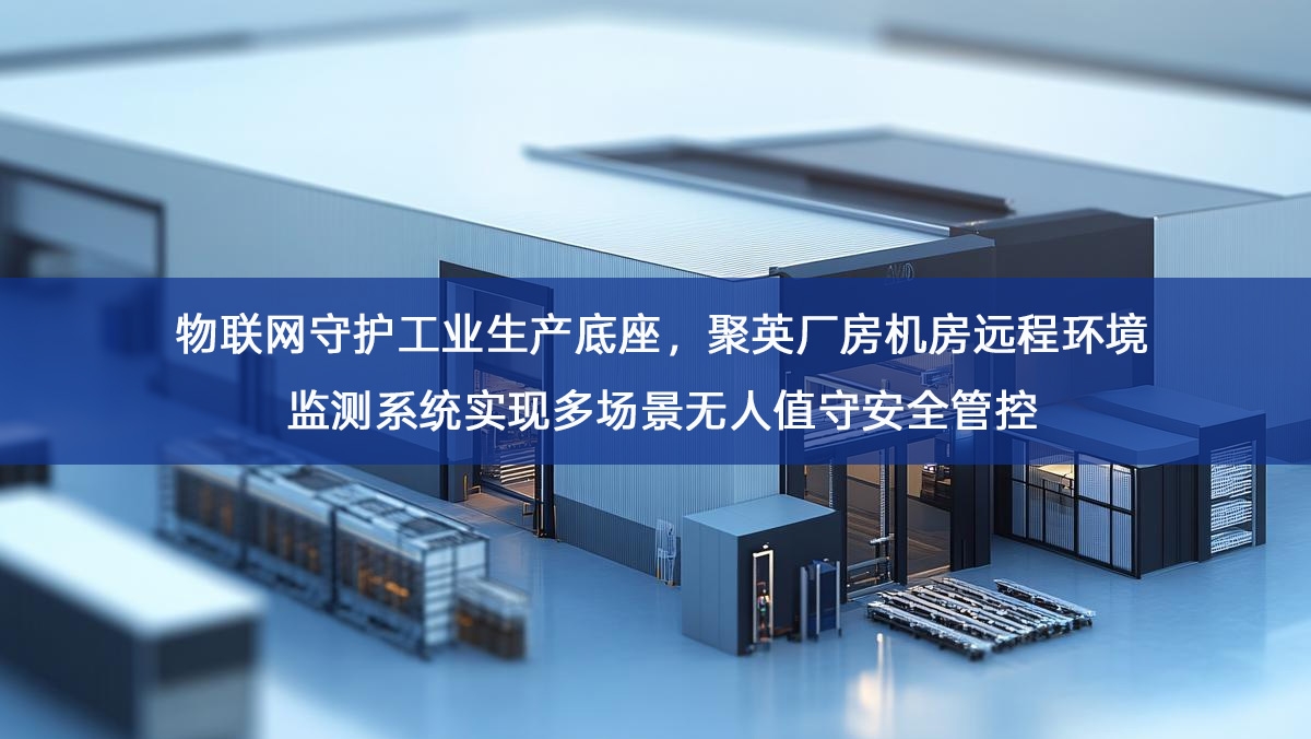 物联网守护工业生产底座,聚英厂房机房远程环境监测系统实现多场景无人值守安全管控 物联网守护工业生产底座,聚英厂房机房远程环境监测系统实现多场景无人值守安全管控