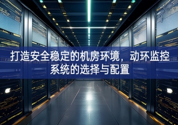 打造安全稳定的机房环境，动环监控系统的选择与配置