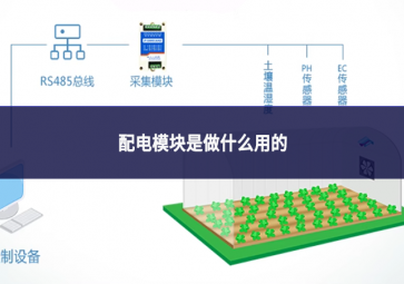 配电模块是做什么用的 配电模块是做什么用的