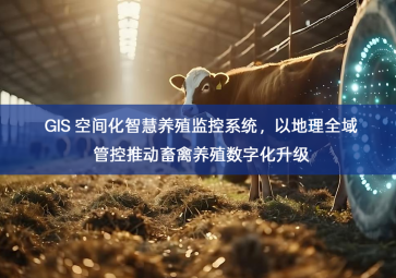 「智慧养殖」GIS 空间化智慧养殖监控系统，以地理全域 管控推动畜禽养殖数字化升级
