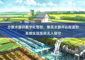 「智慧水务」分散水源井数字化管控，聚英水源井远程监控系统实现泵房无人值守