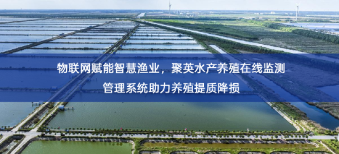 「智慧养殖」物联网赋能智慧渔业，聚英水产养殖在线监测管理系统助力养殖提质降损